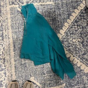 LULULEMON SCUBA OVERSIZED HALF-ZIP HOODIE SIZE M-L